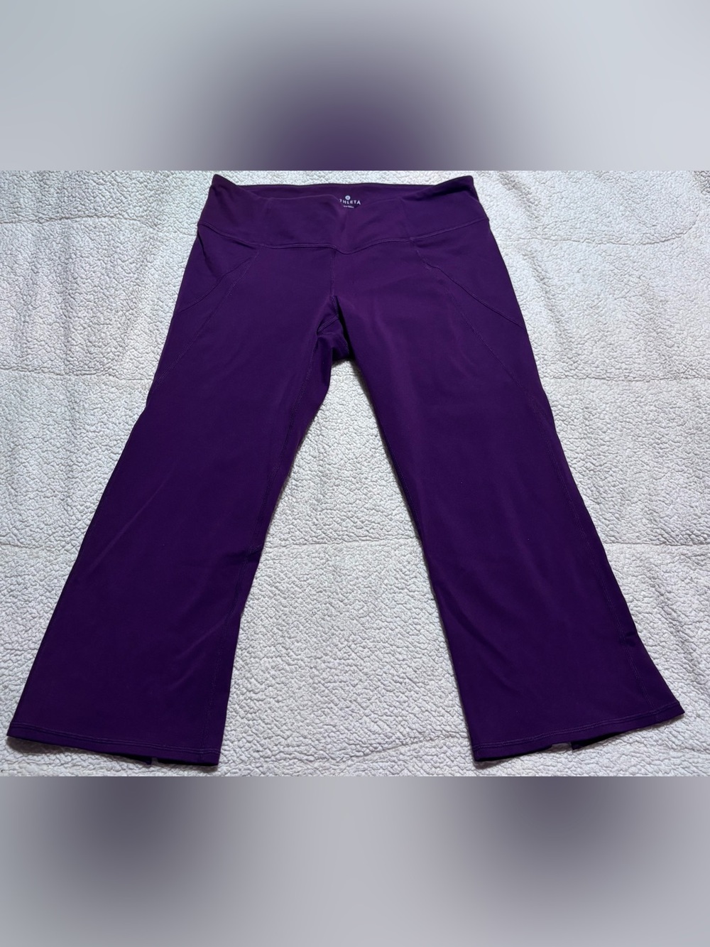 Athleta Purple Flare Leggings